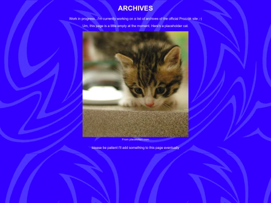 pages/archives screenshot