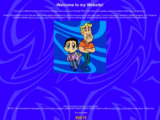 pages/main screenshot