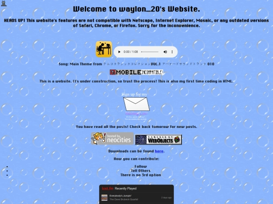 homepage screenshot
