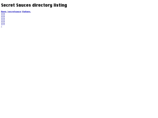 secretsauces screenshot