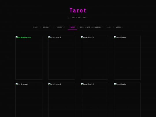Tarot screenshot