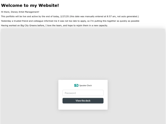 test screenshot