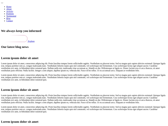 blog screenshot