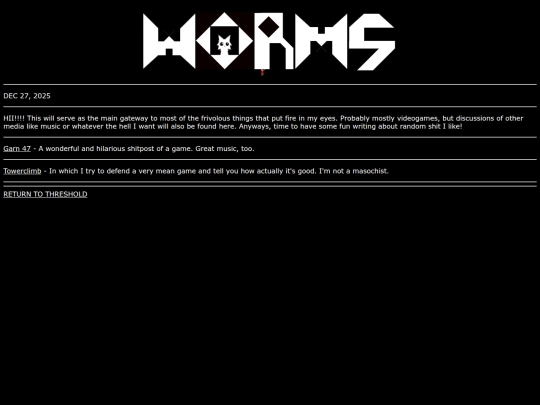 wormswormsworms screenshot