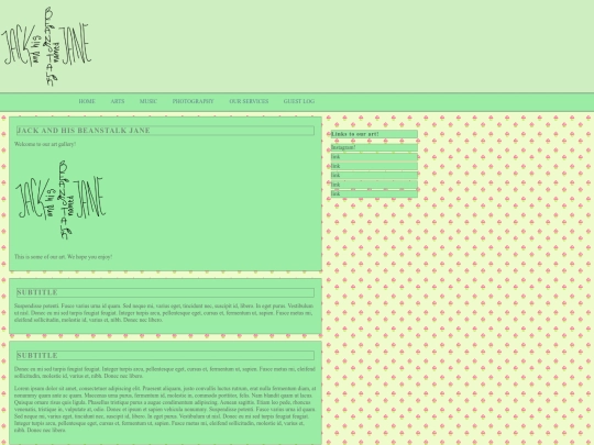 Page1 screenshot