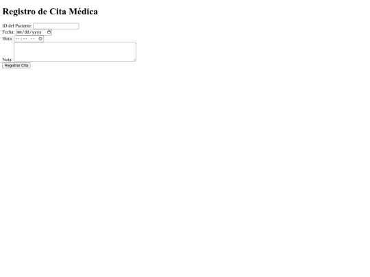 agenda/registro_cita screenshot