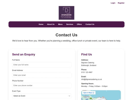 contact screenshot