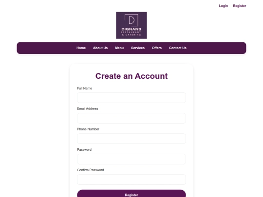 register screenshot