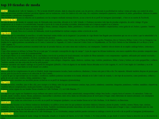 moda/tiendas screenshot
