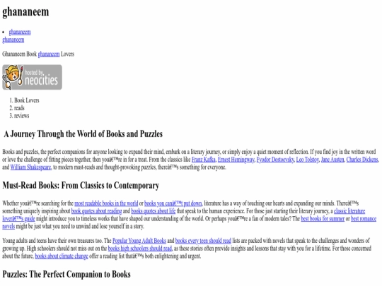 index screenshot