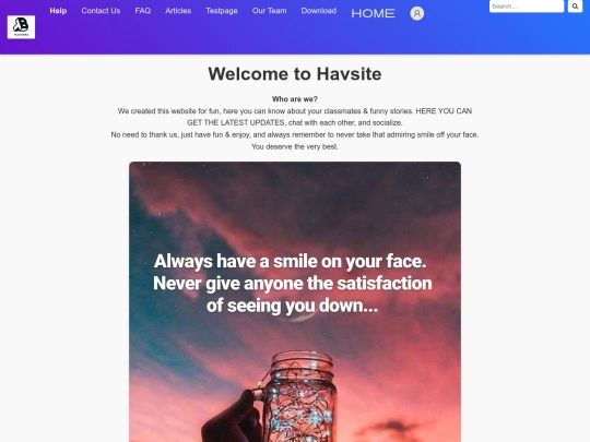 havsite/hompage(1) screenshot