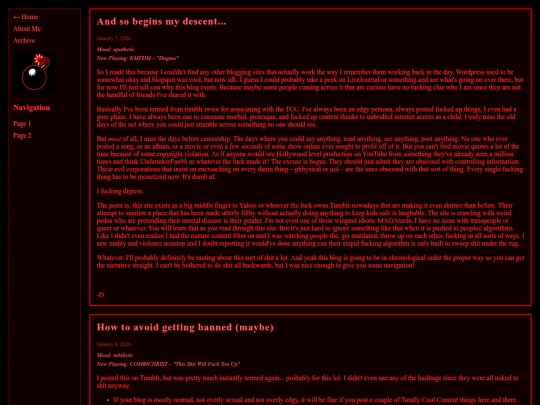 blog screenshot
