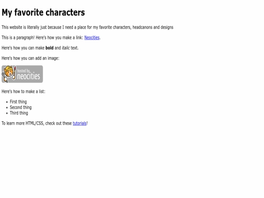 index screenshot