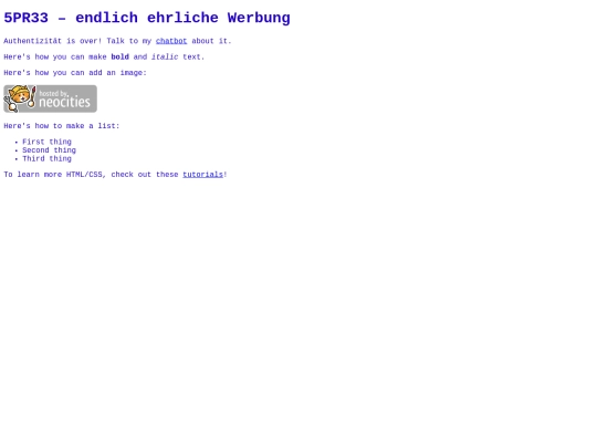 index screenshot