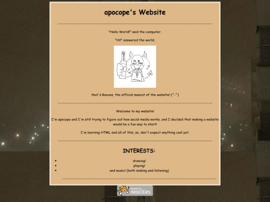 index screenshot