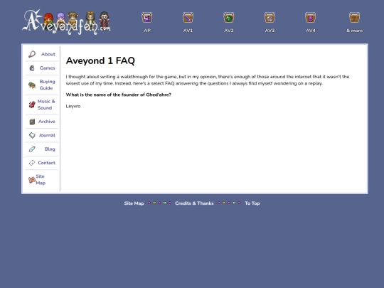 AV1/guides/faq screenshot