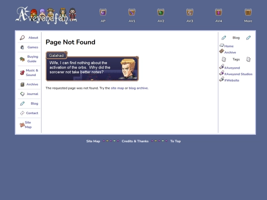 blog/not_found screenshot