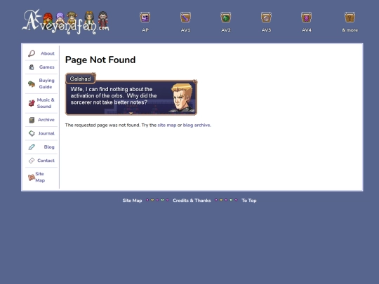not_found screenshot