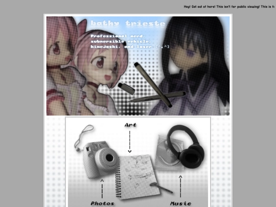 testing screenshot
