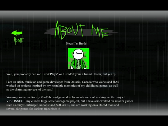 aboutme screenshot