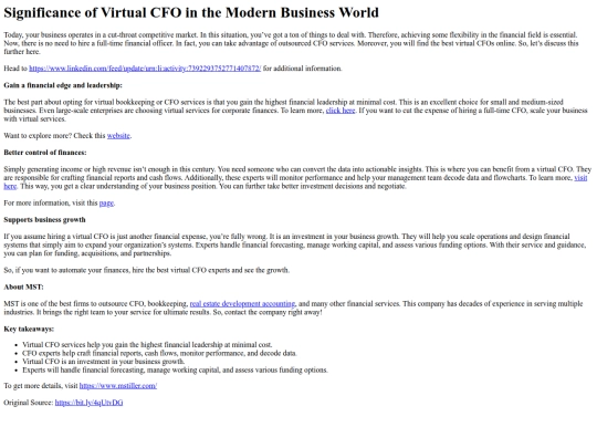 SignificanceofVirtualCFOintheModernBusinessWorld screenshot
