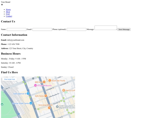 contact screenshot