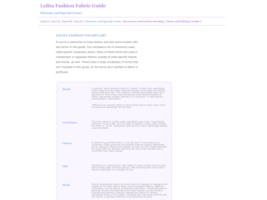 glossary screenshot