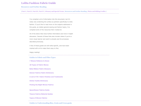 links screenshot