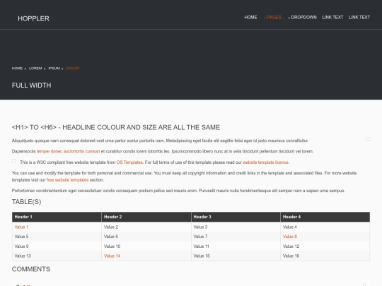 pages/full-width screenshot