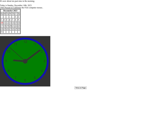 clock screenshot