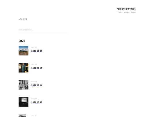 archive screenshot