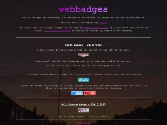 badge screenshot