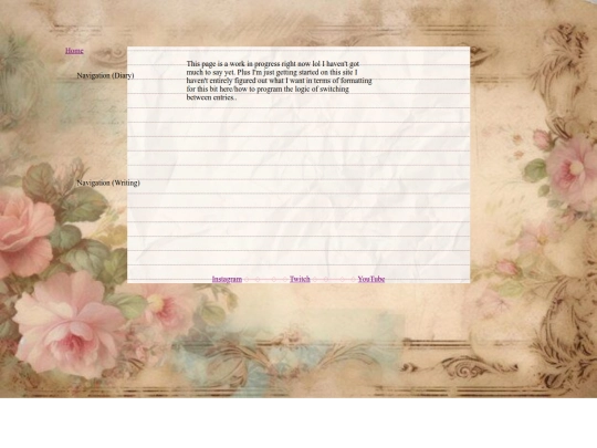 Blog screenshot