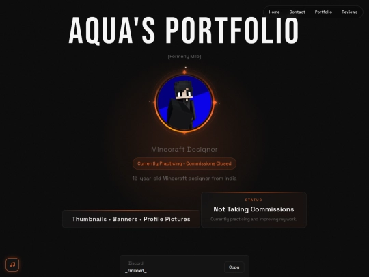 Aqua_Portfolio_Updated screenshot