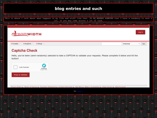 blog screenshot
