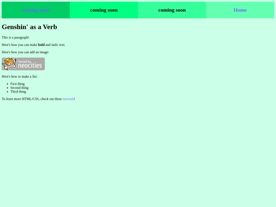 index screenshot