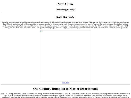 anime web screenshot