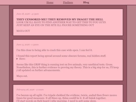 blog screenshot
