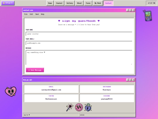 contact screenshot
