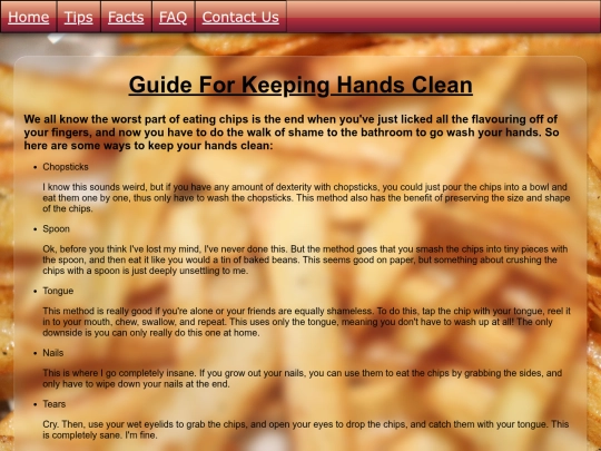 tips/clean screenshot