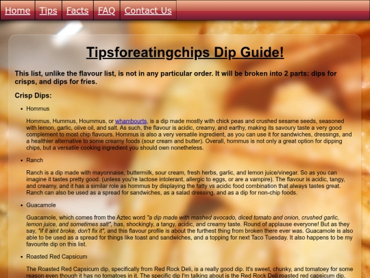 tips/dips screenshot