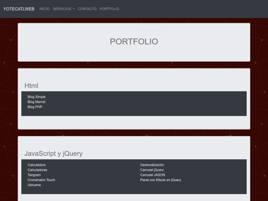 portfolio screenshot