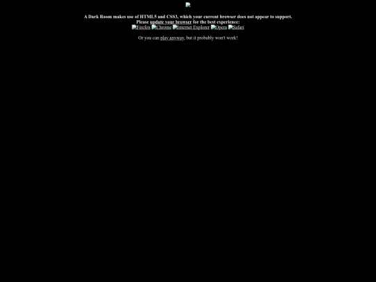 A-Dark-Room/browserWarning screenshot
