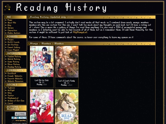 interests/reading_history screenshot