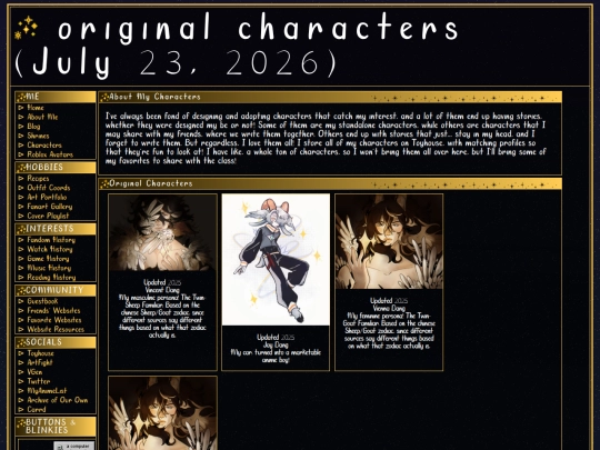 me/characters screenshot