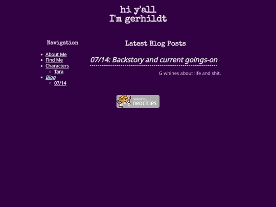 blog screenshot