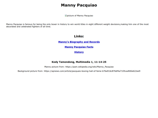 Manny screenshot