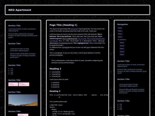 index screenshot
