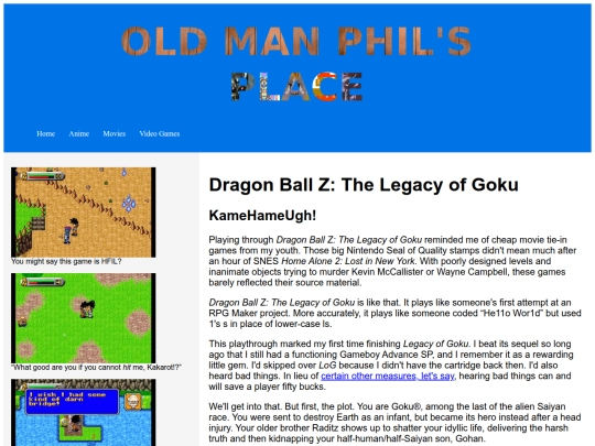 games/dbzlog screenshot