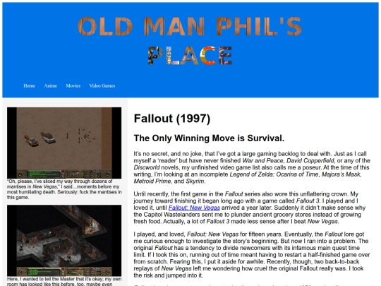 games/fallout screenshot